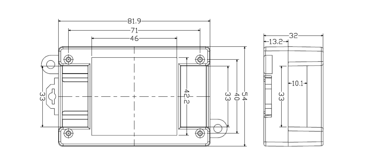 Y301-220/222 dimensions