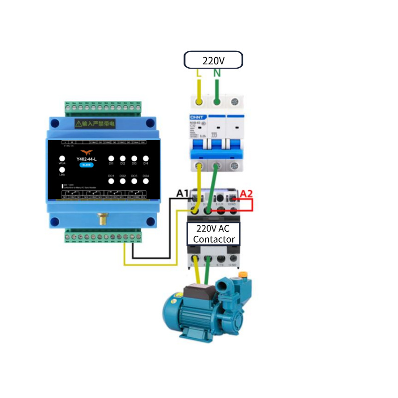 Output Connected to AC Contactor