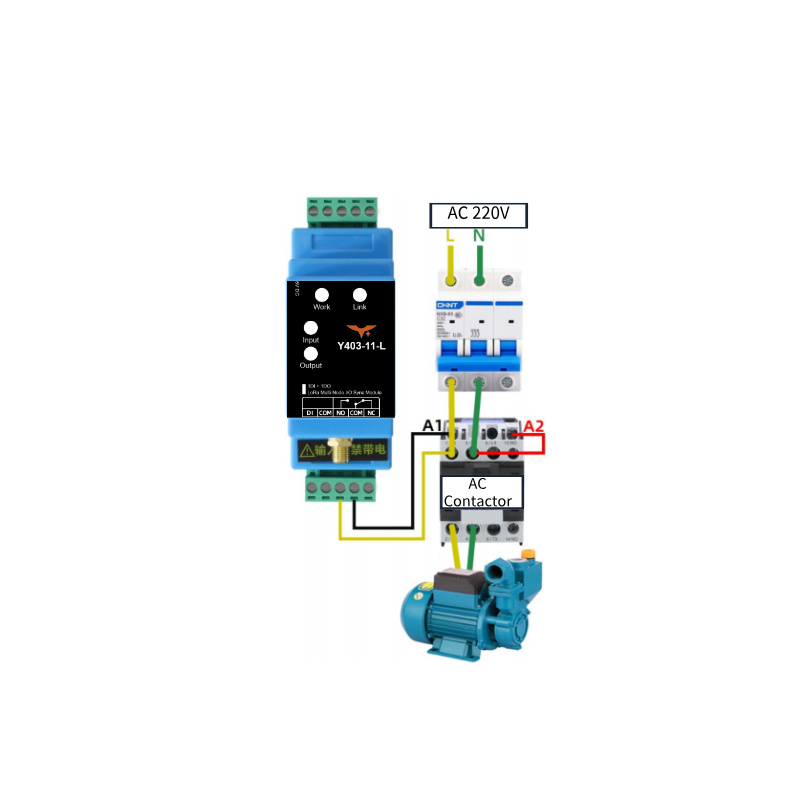 Output Connected to AC Contactor