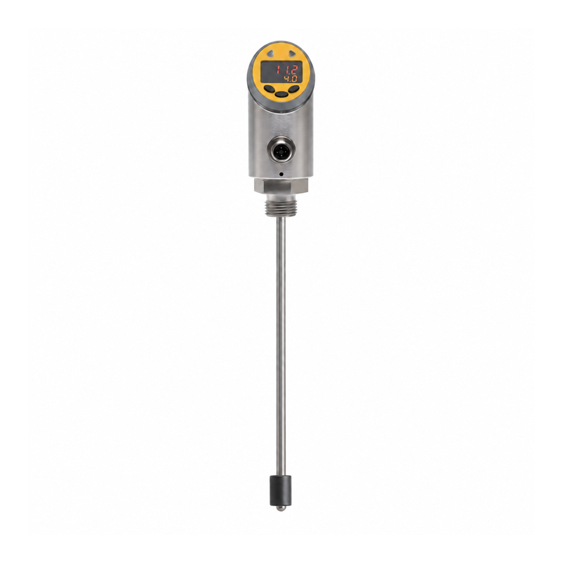 Level and temperature switch with float